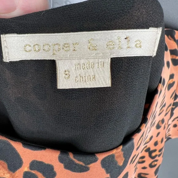 COOPER & ELLA LEOPARD PRINT DRESS - Picture 7 of 8